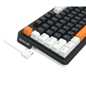 کیبورد گیمینگ مکانیکال با سیم ردراگون مدل Landshaker K714 WBO RGB